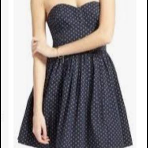 Anthropologie Weston Wear Strapless Eyelet Dress